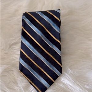 John W. Nordstrom Silk Striped Tie Preppy Classic Formal